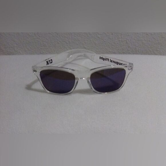 CAK Inaugural Flight Commemorative Clear Sunglasses - Like New UNISEX - Picture 1 of 4